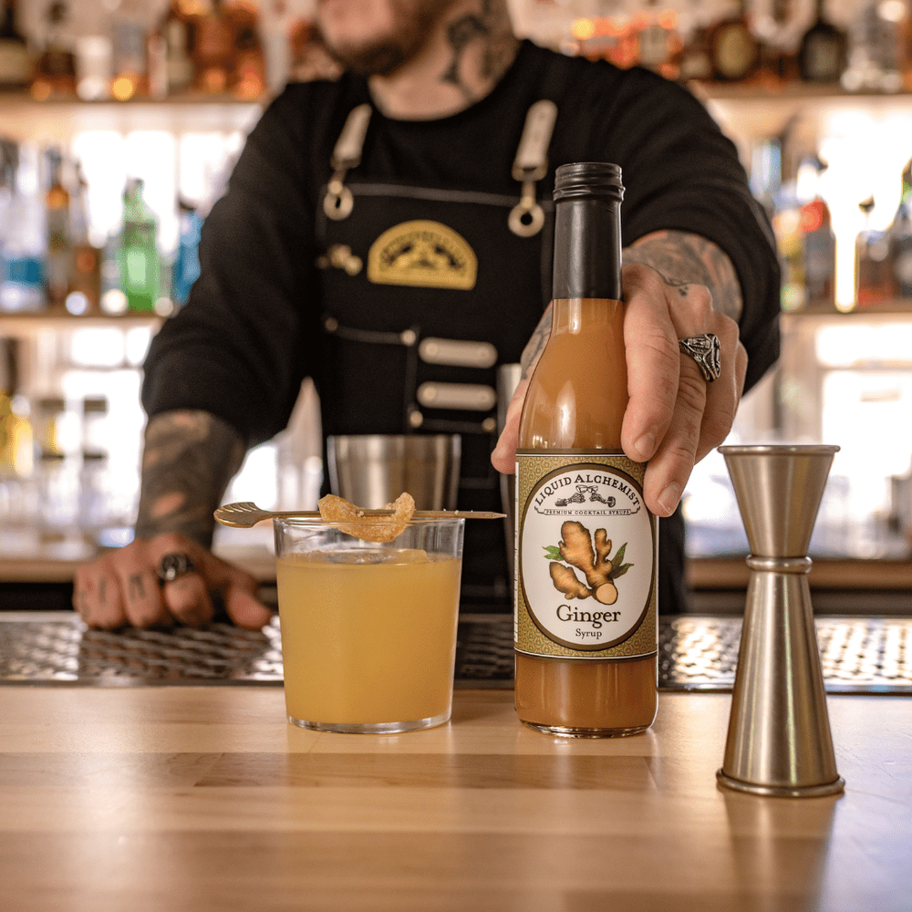 Liquid Alchemist Syrups - Ginger Syrup for Cocktails, Moscow Mules & Drinks - 375ml