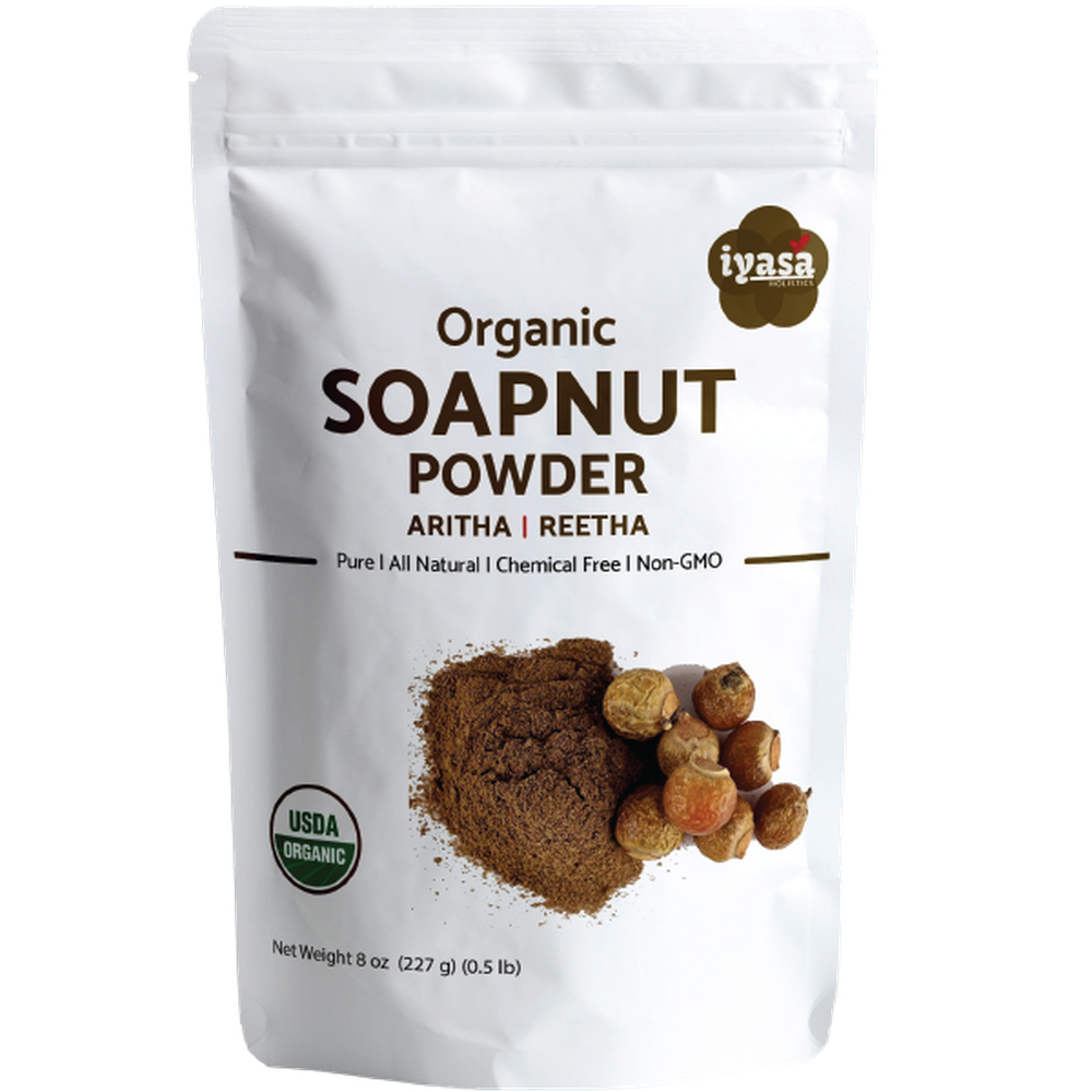 Iyasa Holistics - Organic Soapnut Powder - 8 oz