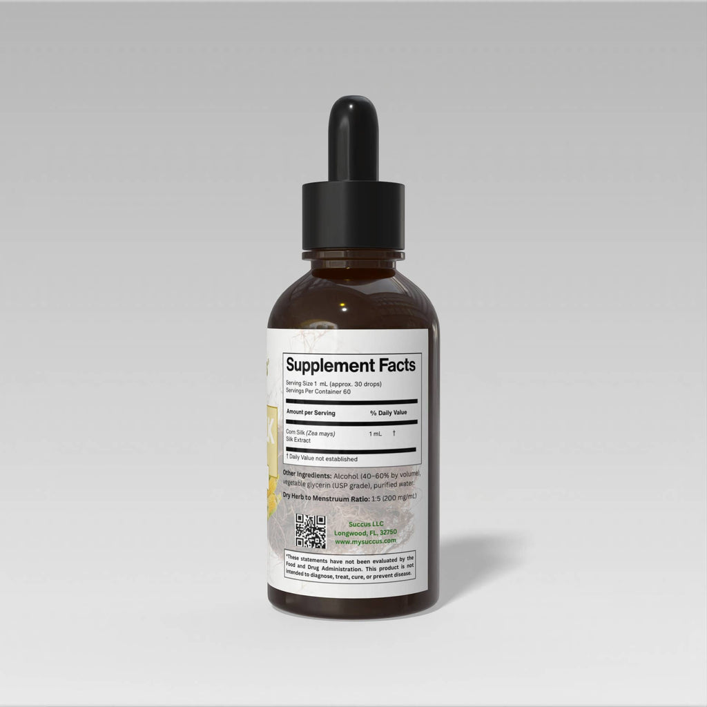 Succus - Corn Silk Tincture | Gentle Traditional Herbal Support - Alcohol Free / 1 fl oz