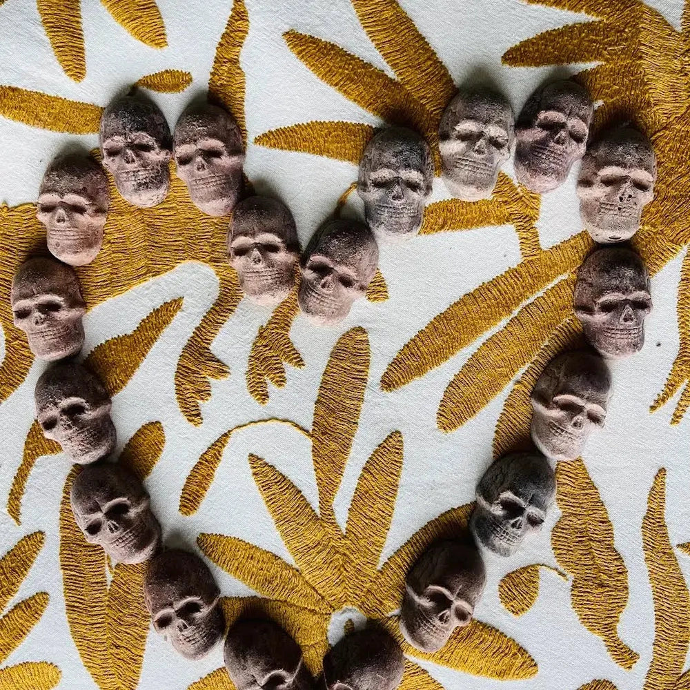  HERNÁN - NEW Mexican Hot Chocolate Skulls in POUCH