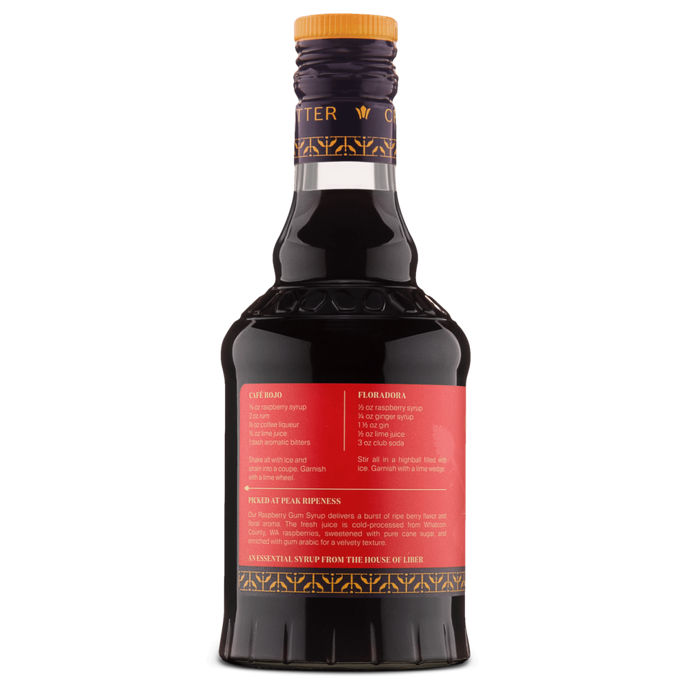 Liber & Co. - Raspberry Gum Syrup - 375 mL