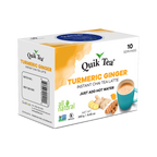 Quik Tea - Turmeric Ginger Chai Tea Latte - 10 Count