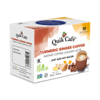 Quik Tea - Quik Café Tumeric Ginger Coffee Latte - 10 Count