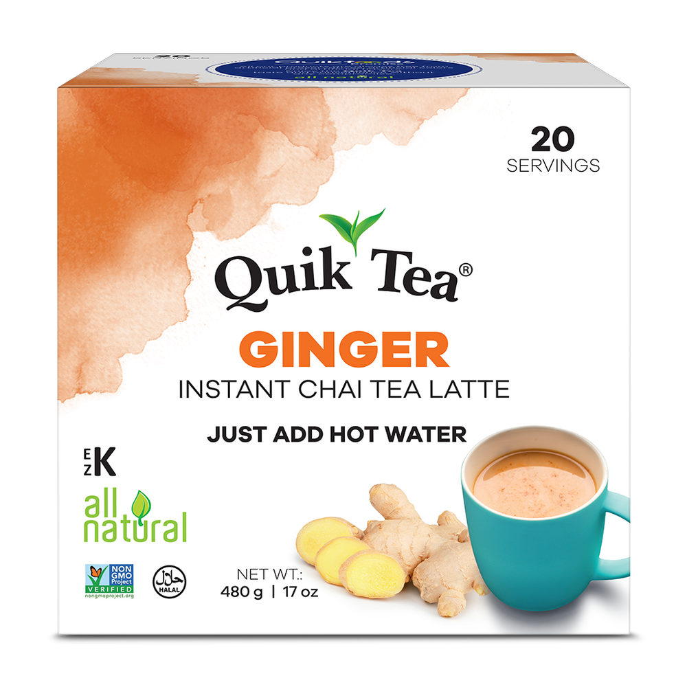 Quik Tea - Ginger Chai Tea Latte – 20 Count