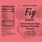 Hellenic Farms Vegan Fig Salami - Smoked Paprika & Aleppo Pepper 6.4oz