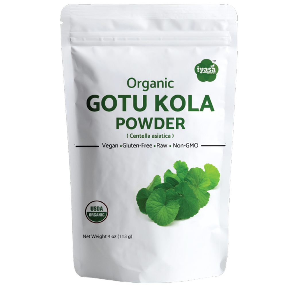 Iyasa Holistics - Organic Gotu Kola Powder - 8 oz