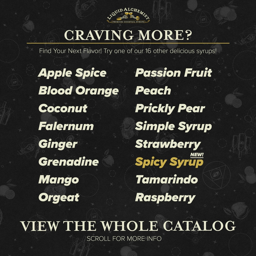 Liquid Alchemist Syrups - Simple Syrup for Cocktails, Coffee & Drinks - 375ml