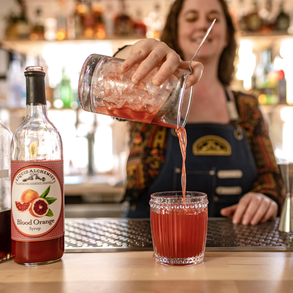 Liquid Alchemist Syrups - Liquid Alchemist Blood Orange Cocktail Syrup - 375ml