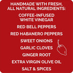 Queen Majesty Hot Sauce - Red Habanero & Black Coffee Hot Sauce - 5oz.