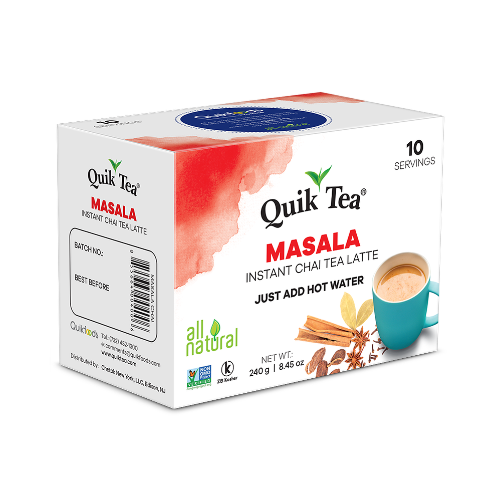 Quik Tea - Masala Chai Tea Latte - 10 Count