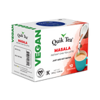 Quik Tea - Vegan Masala Chai Tea Latte - 10 Count