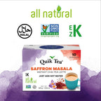 Quik Tea - Saffron Masala Chai Tea Latte - 10 Count