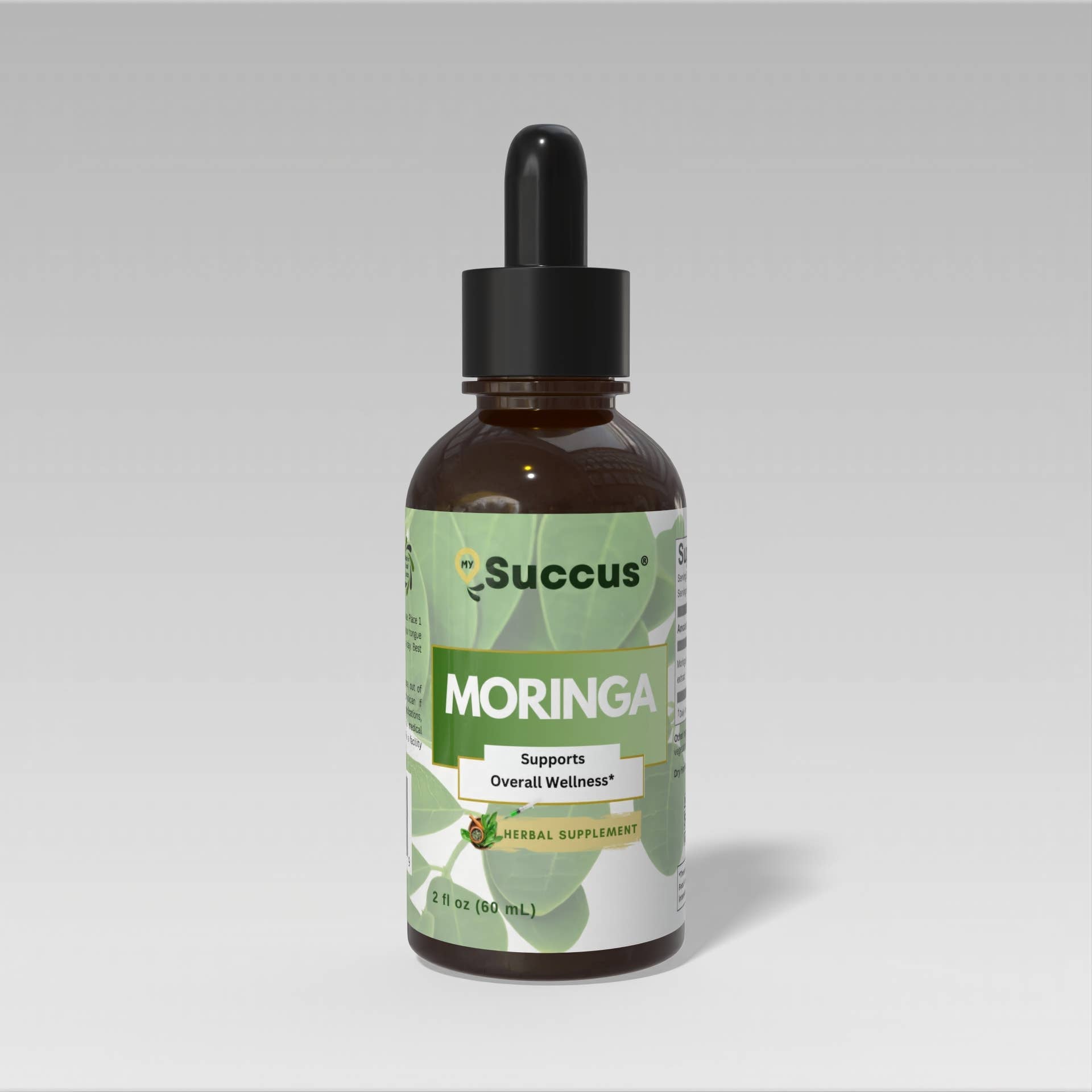 Succus - Moringa Tincture | Herbal Wellness Support - Alcohol Free / 1 fl oz