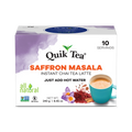 Quik Tea - Saffron Masala Chai Tea Latte - 10 Count