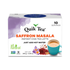 Quik Tea - Saffron Masala Chai Tea Latte - 10 Count