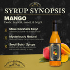 Liquid Alchemist Syrups - Mango Syrup for Margaritas, Cocktails & Drinks - 375 ML