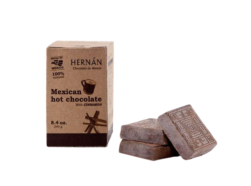  HERNÁN - Cinnamon Mexican Hot Chocolate Square "Tablillas" - 240g