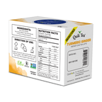 Quik Tea - Unsweetened Turmeric Ginger Chai Tea Latte - 10 Count