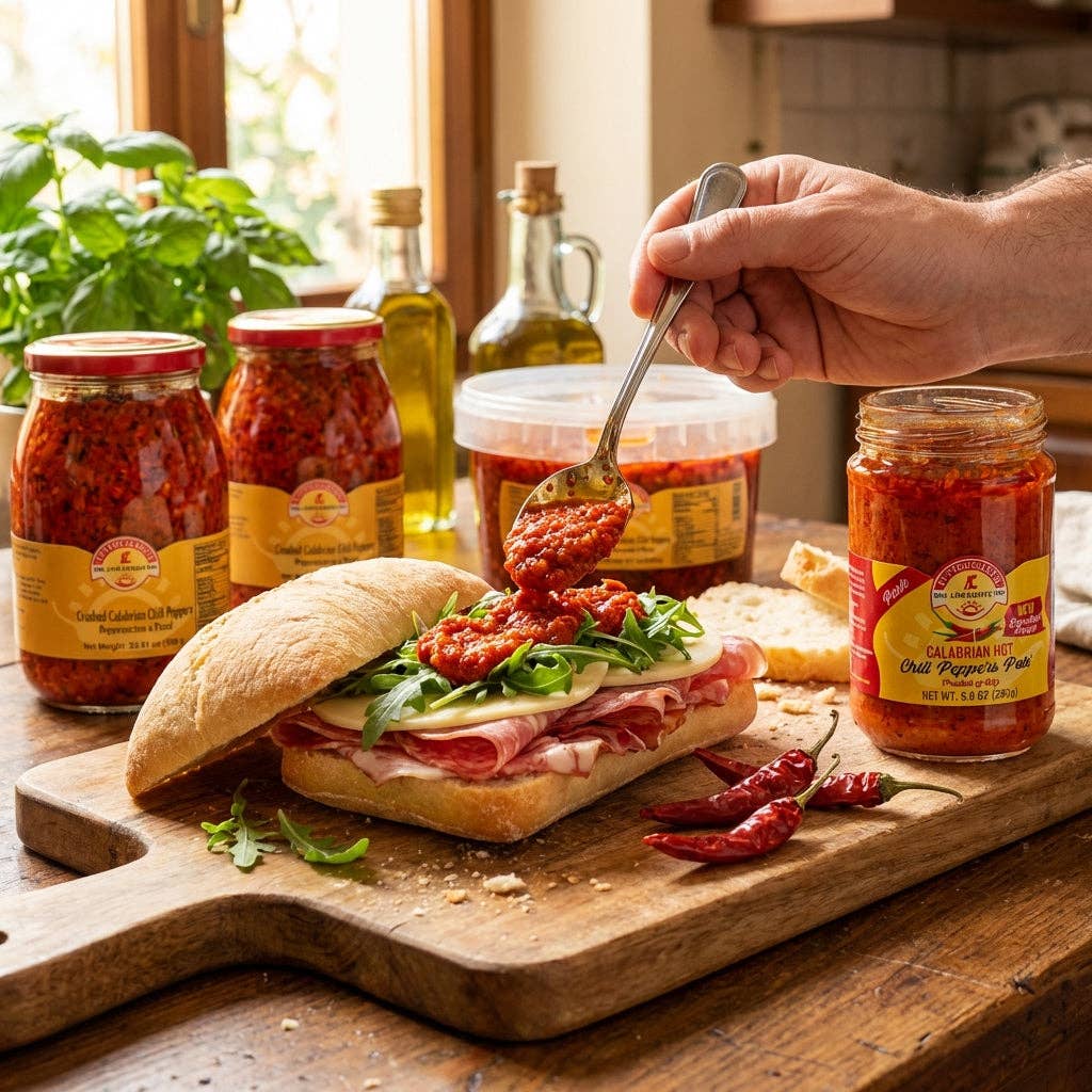 Wholesale Italian Food - TuttoCalabria Calabrian hot Chili Pepper Pate – 9.80 oz (280g)