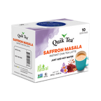 Quik Tea - Saffron Masala Chai Tea Latte - 10 Count