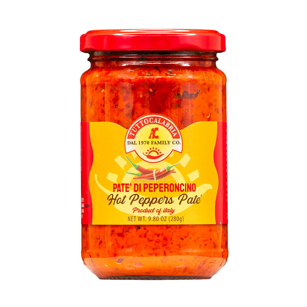 Wholesale Italian Food - TuttoCalabria Calabrian hot Chili Pepper Pate – 9.80 oz (280g)