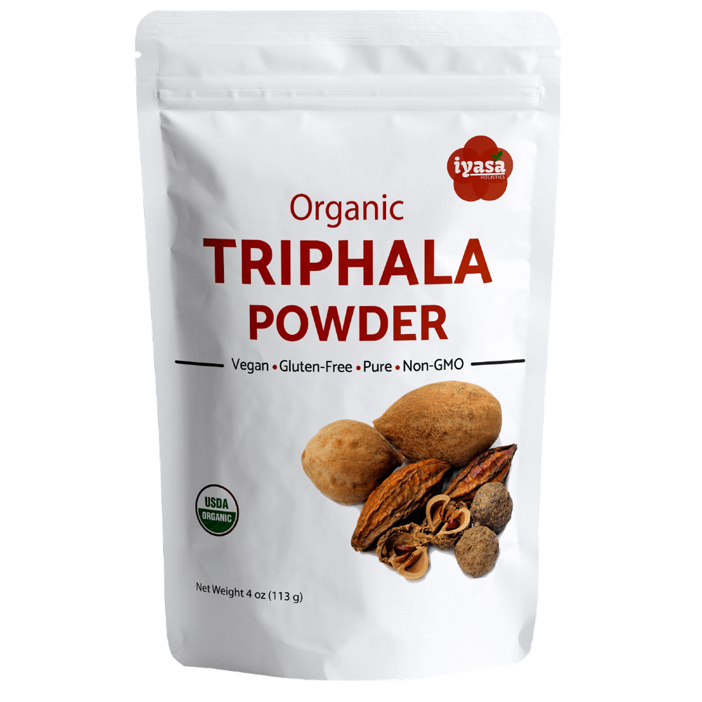 Iyasa Holistics - Organic Triphala Powder - 4 oz