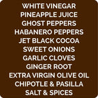 Queen Majesty Hot Sauce - Cocoa Ghost Hot Sauce - 5oz
