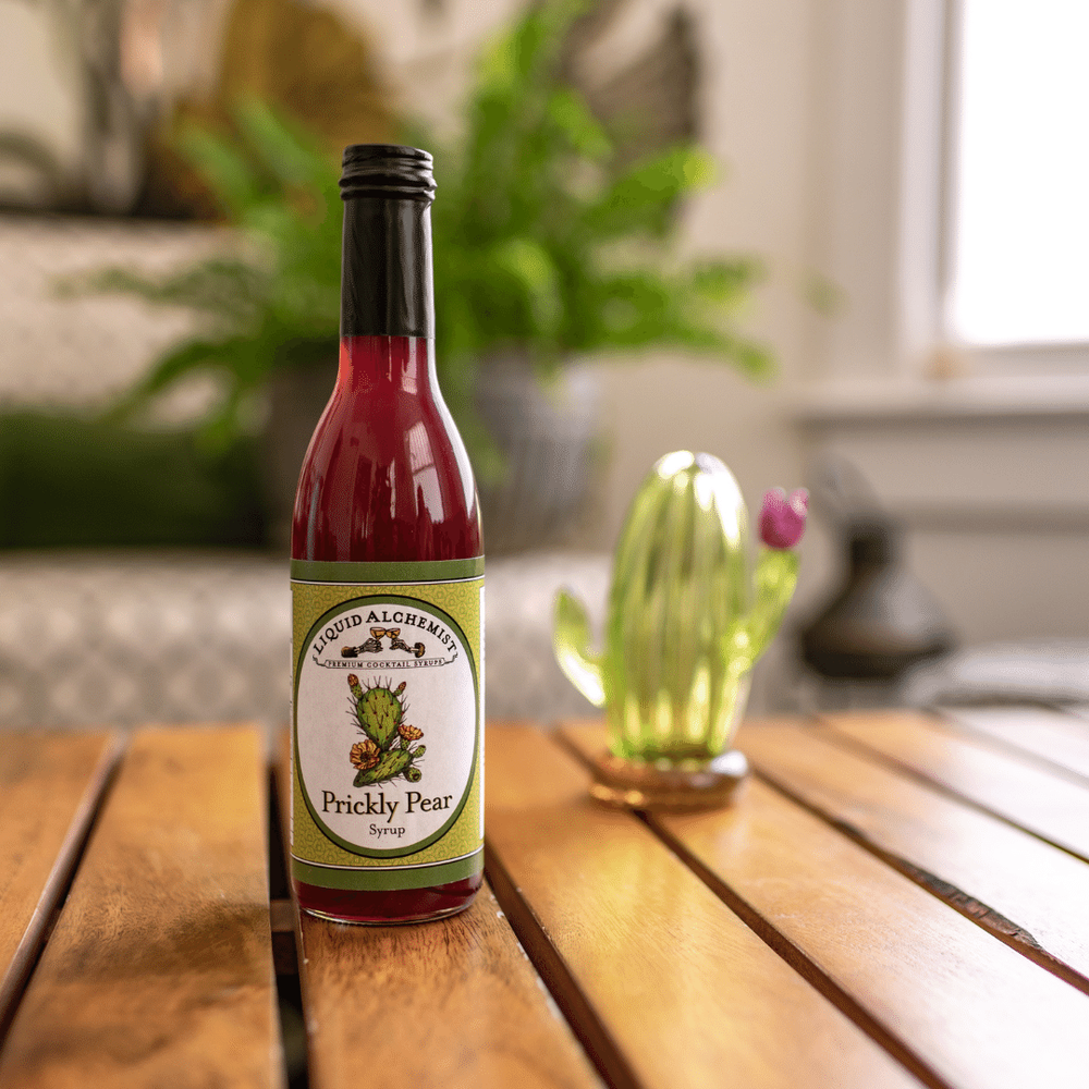 Liquid Alchemist Syrups - Prickly Pear Syrup for Margaritas, Cocktails & Drinks - 375ml