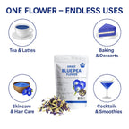 Iyasa Holistics - Dried Blue Pea Flower - 2 oz