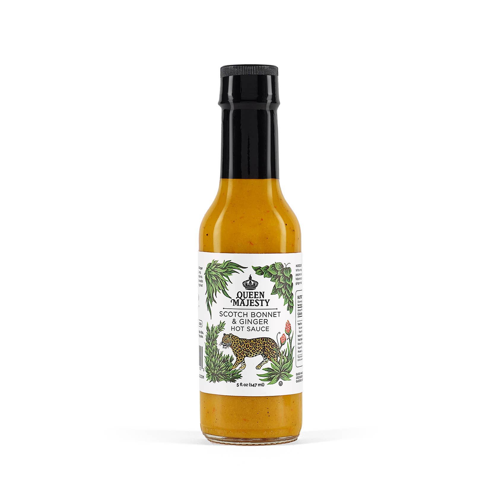 Queen Majesty Hot Sauce - Scotch Bonnet & Ginger Hot Sauce - 5oz