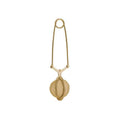 HIC - Harold Import Co. - HIC Kitchen Gold Mesh Snap Tea Ball Infuser, 2in