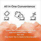Quik Tea - Quik Café Tumeric Ginger Coffee Latte - 10 Count