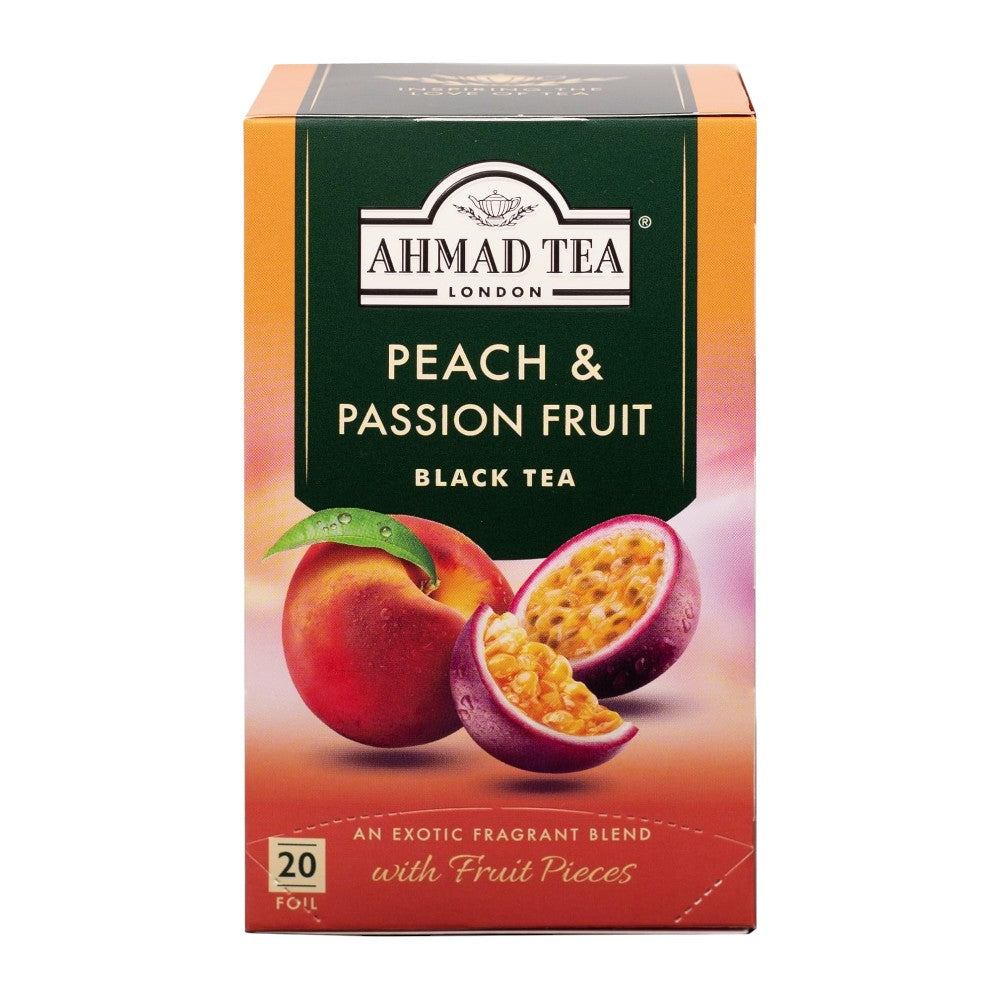 AHMAD TEA PEACH AND PASSION FRUIT BLACK TEA