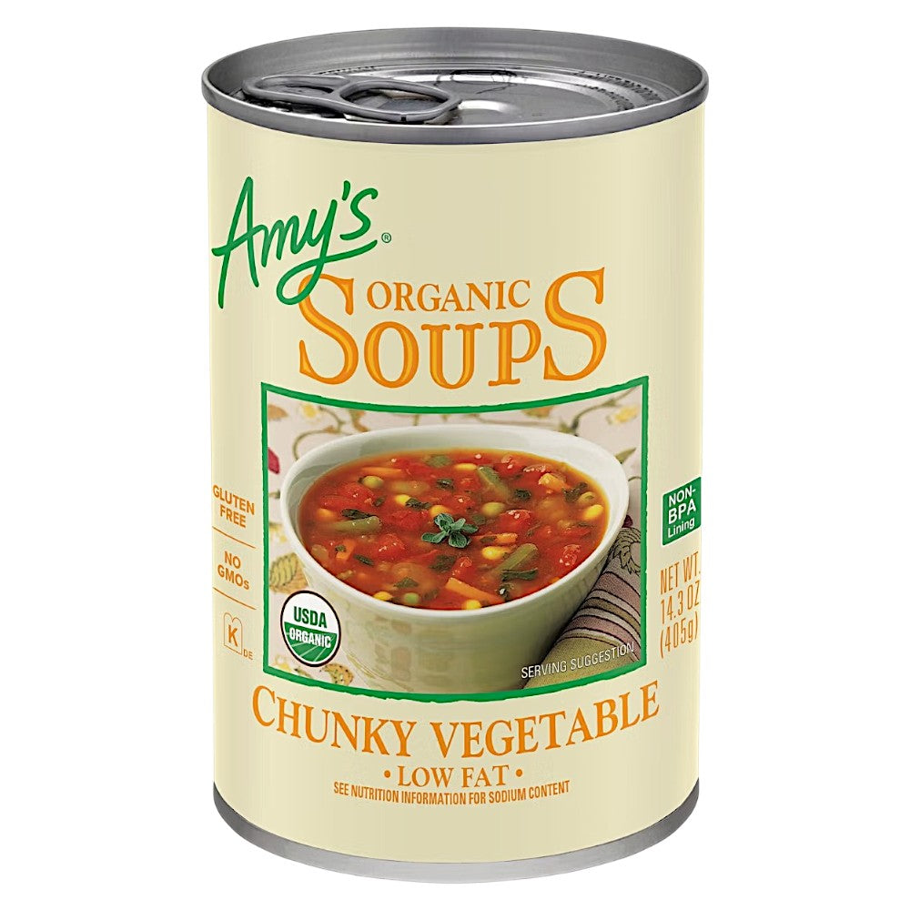 AMY'S ORGANIC SOUPS CHUNKY VEGETABLE