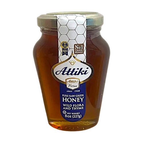 ATTIKI PURE RAW GREEK HONEY WILD FLORA AND THYME