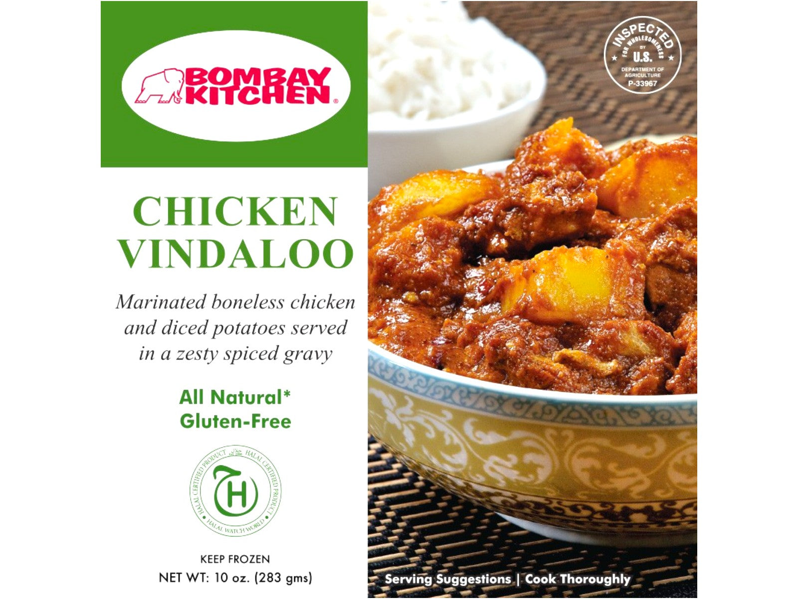 BOMBAY KITCHEN Chicken Vindaloo 10oz