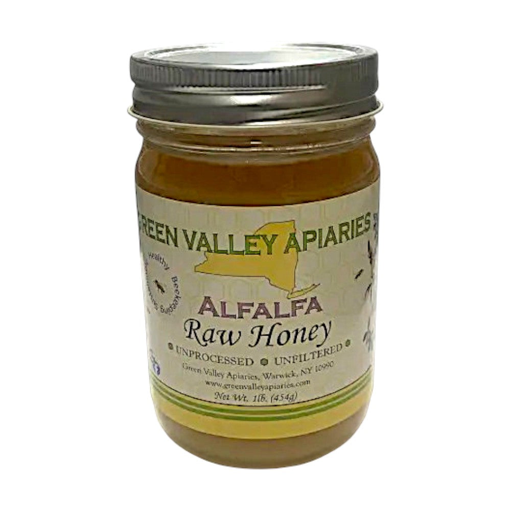 GREEN VALLEY APIARIES ALFALFA RAW HONEY
