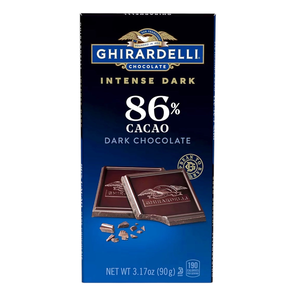 GRIRARDELLI 86% Cacao Dark Chocolate 3.17oz