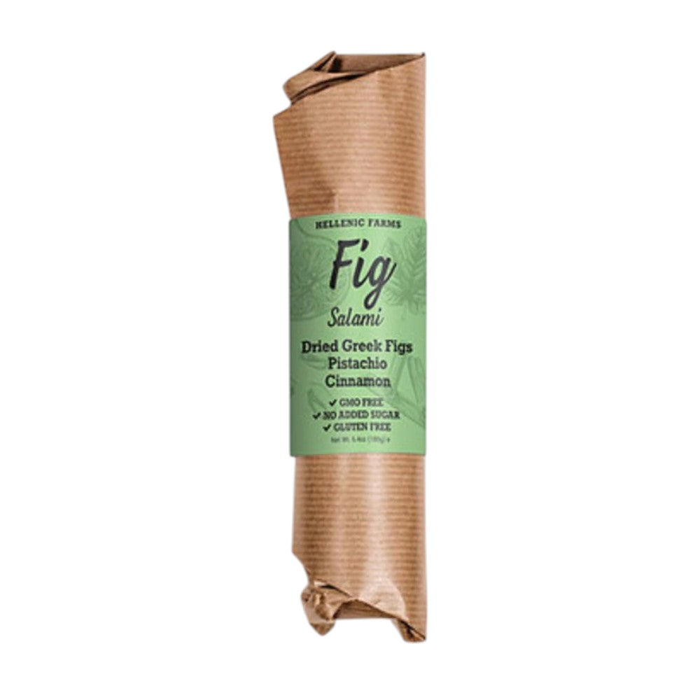 Hellenic Farms Vegan Fig Salami - Pistachio & Cinnamon 6.4oz