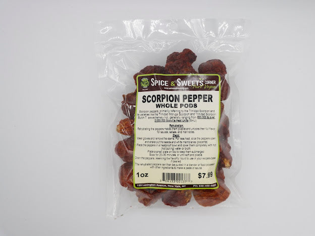 SCORPION PEPPER WHOLE PODS