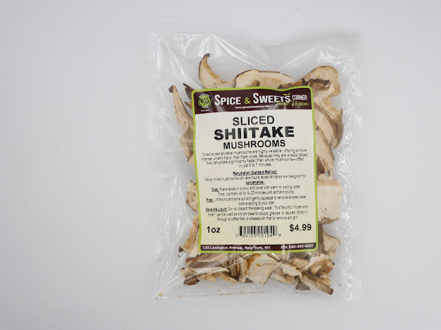 SHITAKE MUSHROOMS SLICED