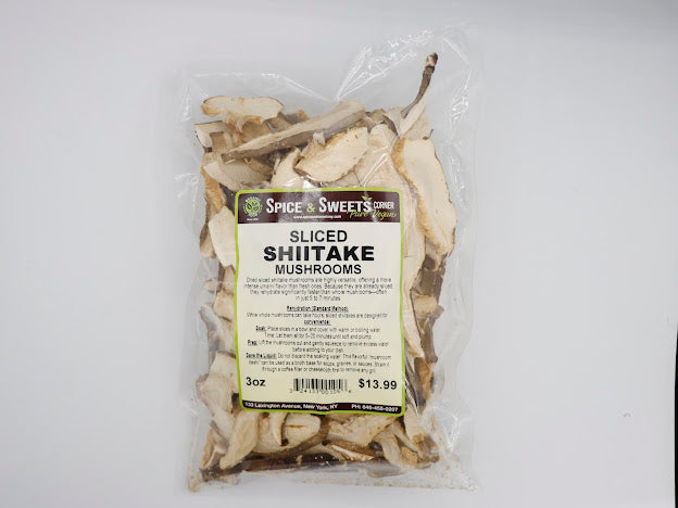 SHITAKE MUSHROOMS SLICED