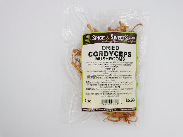 DRIED CORDYCEPS MUSHROOMS