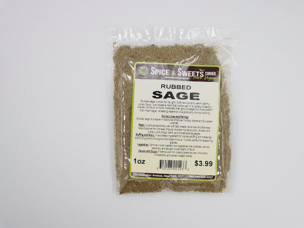 SAGE RUBBED