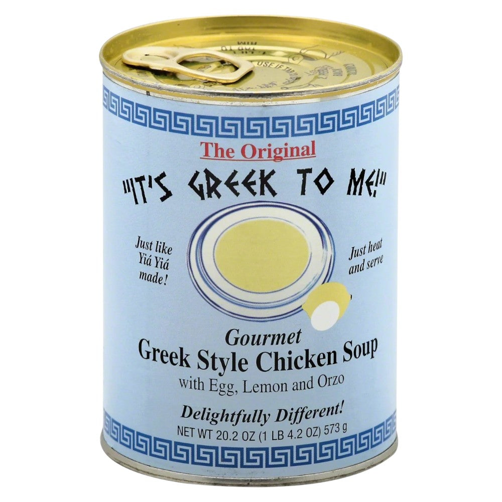IT'S GREEK TO ME! GOURMET GREEK STYLE EGG LEMON SOUP