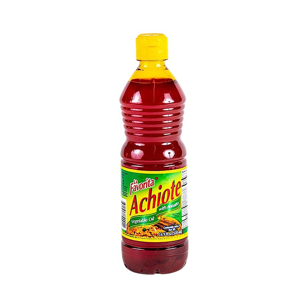 LA FAVORITA ACHIOTE VEGETABLE OIL WITH ANNATTO