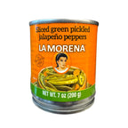 La Morena Sliced Green Pickled Jalapeño Peppers