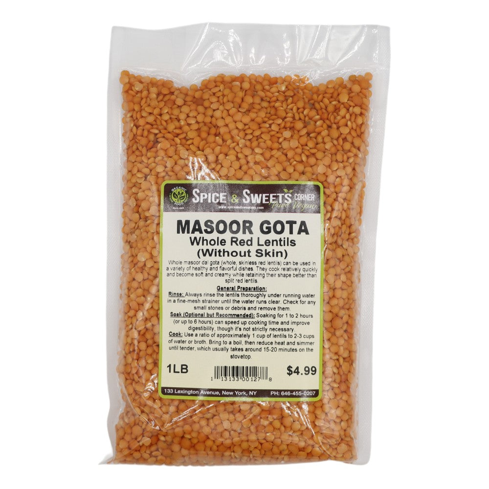 MASOOR GOTA (whole red lenticels without skin)