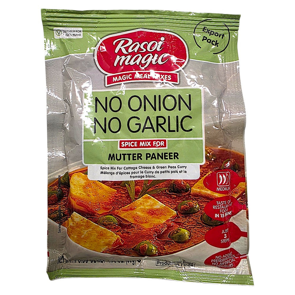 RASOI MAGIC NO ONION NO GARLIC MUTTER PANEER