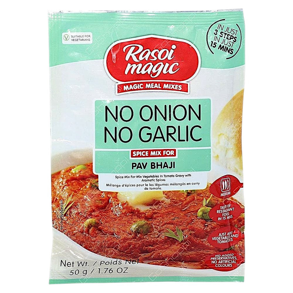 RASOI MAGIC NO ONION NO GARLIC PAV BHAJI